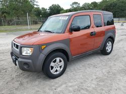 Salvage cars for sale from Copart Fort Pierce, FL: 2003 Honda Element EX