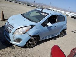 Salvage cars for sale from Copart Vallejo, CA: 2016 Chevrolet Spark EV 2LT