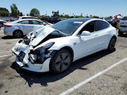 Tesla salvage cars for sale: 2018 Tesla Model 3