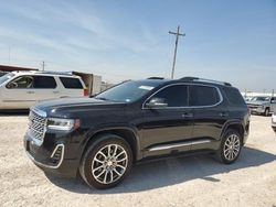 Salvage cars for sale at Andrews, TX auction: 2022 GMC Acadia Denali