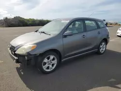 Salvage cars for sale at Kapolei, HI auction: 2005 Toyota Corolla Matrix XR