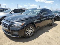 Salvage cars for sale from Copart Chicago Heights, IL: 2015 Infiniti Q50 Base