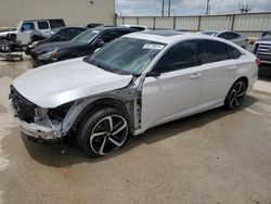 Salvage cars for sale from Copart Haslet, TX: 2020 Honda Accord Sport