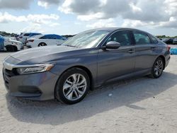 Honda salvage cars for sale: 2018 Honda Accord LX