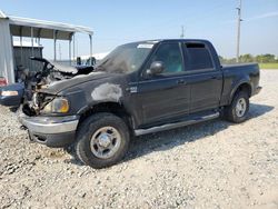 Salvage cars for sale at Tifton, GA auction: 2002 Ford F150 Supercrew