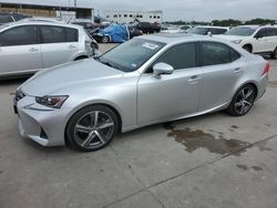 Salvage cars for sale at Grand Prairie, TX auction: 2020 Lexus IS 300 Premium