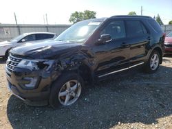 Salvage cars for sale at Lansing, MI auction: 2017 Ford Explorer XLT