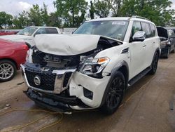 Nissan Vehiculos salvage en venta: 2018 Nissan Armada Platinum