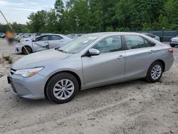 Salvage cars for sale at Candia, NH auction: 2015 Toyota Camry LE