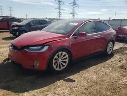 Salvage cars for sale at Elgin, IL auction: 2017 Tesla Model X