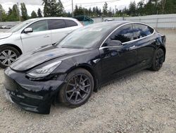 Salvage cars for sale from Copart Graham, WA: 2020 Tesla Model 3