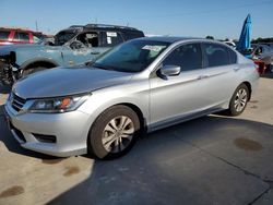 Salvage cars for sale at Grand Prairie, TX auction: 2015 Honda Accord LX