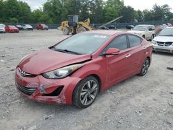 Salvage cars for sale at Madisonville, TN auction: 2014 Hyundai Elantra SE