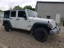 Salvage cars for sale at Rogersville, MO auction: 2016 Jeep Wrangler Unlimited Sport