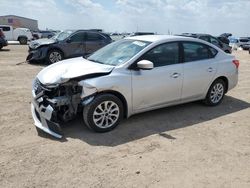 Salvage cars for sale at Amarillo, TX auction: 2018 Nissan Sentra S