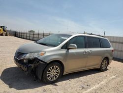 2015 Toyota Sienna XLE en venta en Andrews, TX