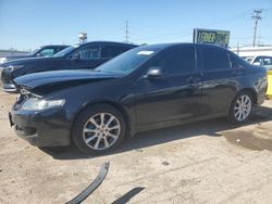 Salvage cars for sale at Chicago Heights, IL auction: 2007 Acura TSX