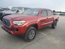 Salvage cars for sale at Grand Prairie, TX auction: 2018 Toyota Tacoma Double Cab