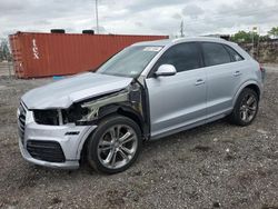 Salvage cars for sale at Homestead, FL auction: 2016 Audi Q3 Prestige