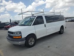 Salvage trucks for sale at Grand Prairie, TX auction: 2017 Chevrolet Express G3500 LT