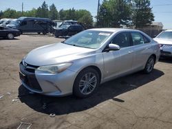 Salvage cars for sale from Copart Denver, CO: 2015 Toyota Camry LE