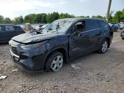 Salvage cars for sale at Chalfont, PA auction: 2021 Toyota Highlander L