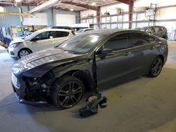 Salvage cars for sale at Eldridge, IA auction: 2016 Ford Fusion Titanium