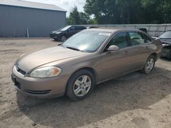 Chevrolet salvage cars for sale: 2006 Chevrolet Impala LS