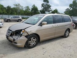 Salvage cars for sale at Hampton, VA auction: 2007 Honda Odyssey EXL