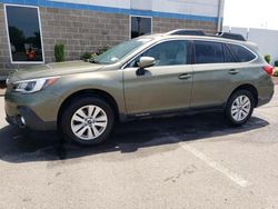 Salvage cars for sale from Copart New Britain, CT: 2018 Subaru Outback 2.5I Premium