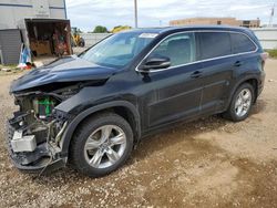 Salvage cars for sale from Copart Bismarck, ND: 2016 Toyota Highlander Limited