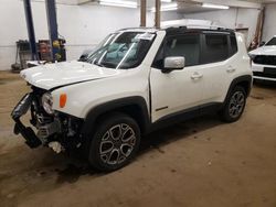 Jeep salvage cars for sale: 2017 Jeep Renegade Limited