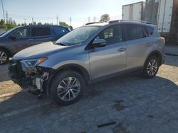 Toyota salvage cars for sale: 2018 Toyota Rav4 HV LE