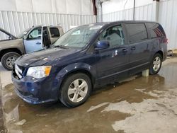 Salvage cars for sale at Franklin, WI auction: 2013 Dodge Grand Caravan SE