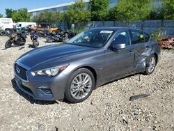 Infiniti q50 Vehiculos salvage en venta: 2019 Infiniti Q50 Luxe