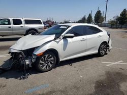 Salvage cars for sale from Copart Rancho Cucamonga, CA: 2017 Honda Civic LX
