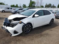 Vehiculos salvage en venta de Copart Bowmanville, ON: 2019 Toyota Corolla L