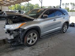 Salvage cars for sale at Cartersville, GA auction: 2015 Toyota Highlander Limited