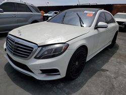 Salvage cars for sale at Wilmington, CA auction: 2015 Mercedes-Benz S 550