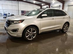 Salvage cars for sale at Avon, MN auction: 2016 Ford Edge Sport