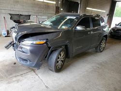 Jeep salvage cars for sale: 2014 Jeep Cherokee Limited