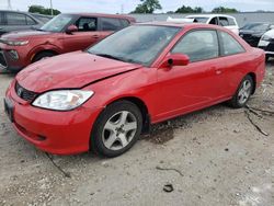 Salvage cars for sale at Franklin, WI auction: 2004 Honda Civic EX