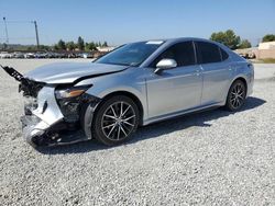 Salvage cars for sale at Mentone, CA auction: 2021 Toyota Camry SE