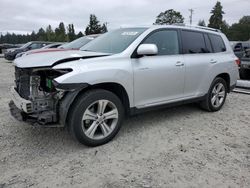 Salvage cars for sale at Graham, WA auction: 2011 Toyota Highlander Limited