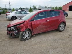 Salvage cars for sale at London, ON auction: 2014 Chevrolet Sonic LT