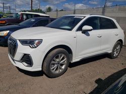 Salvage cars for sale at Chalfont, PA auction: 2023 Audi Q3 Premium S Line 45