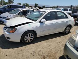 Salvage cars for sale from Copart San Martin, CA: 2009 KIA Spectra EX