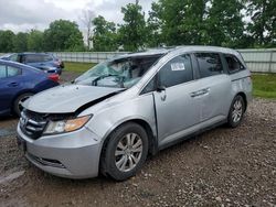 Salvage cars for sale from Copart Central Square, NY: 2014 Honda Odyssey EXL