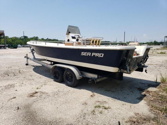 2001 Sea Pro Boat With Trailer