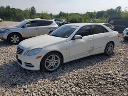 Salvage cars for sale at Candia, NH auction: 2012 Mercedes-Benz E 350 4matic